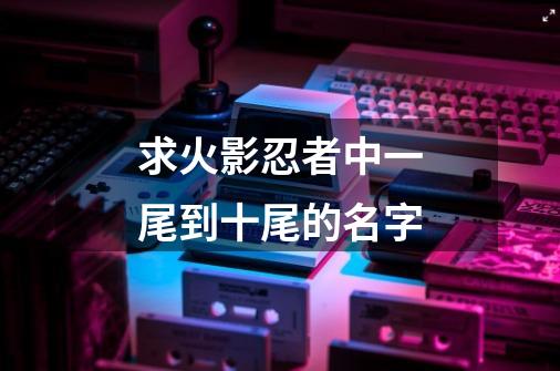 求火影忍者中一尾到十尾的名字-第1张-游戏信息-龙启网