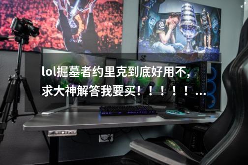 lol掘墓者约里克到底好用不,求大神解答.我要买!!!!!我想买个6300的英雄,小丑,梦魇,火人什么的我都有,-第1张-游戏信息-龙启网