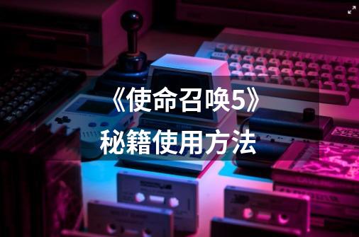 《使命召唤5》秘籍使用方法-第1张-游戏信息-龙启网