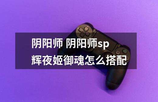阴阳师 阴阳师sp辉夜姬御魂怎么搭配-第1张-游戏信息-龙启网