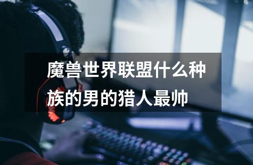 魔兽世界联盟什么种族的男的猎人最帅-第1张-游戏信息-龙启网