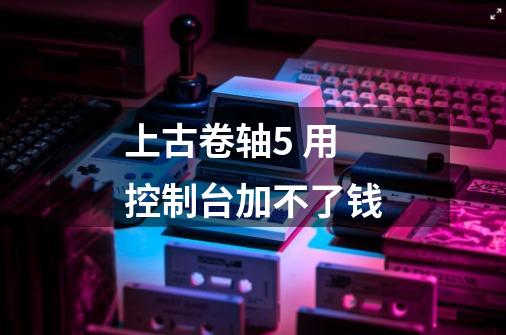 上古卷轴5 用控制台加不了钱-第1张-游戏信息-龙启网