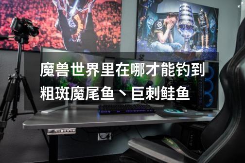 魔兽世界里在哪才能钓到粗斑魔尾鱼丶巨刺鲑鱼-第1张-游戏信息-龙启网