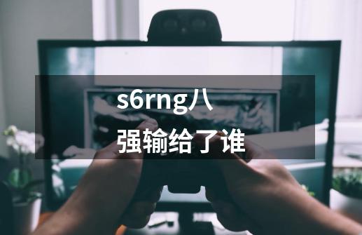 s6rng八强输给了谁-第1张-游戏信息-龙启网
