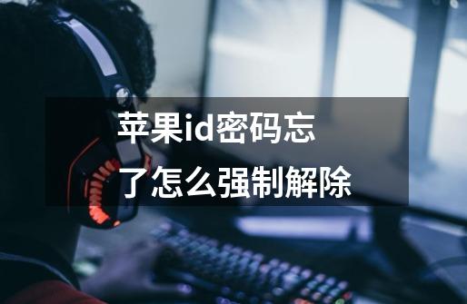 苹果id密码忘了怎么强制解除-第1张-游戏信息-龙启网