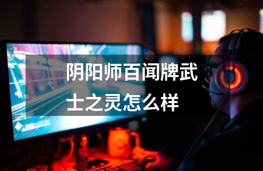 阴阳师百闻牌武士之灵怎么样-第1张-游戏信息-龙启网