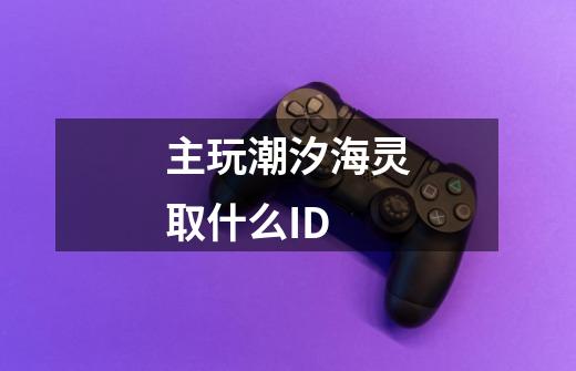主玩潮汐海灵取什么ID-第1张-游戏信息-龙启网