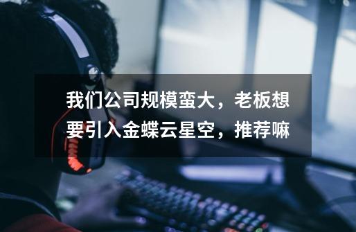 我们公司规模蛮大，老板想要引入金蝶云星空，推荐嘛-第1张-游戏信息-龙启网
