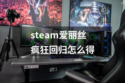 steam爱丽丝疯狂回归怎么得-第1张-游戏信息-龙启网