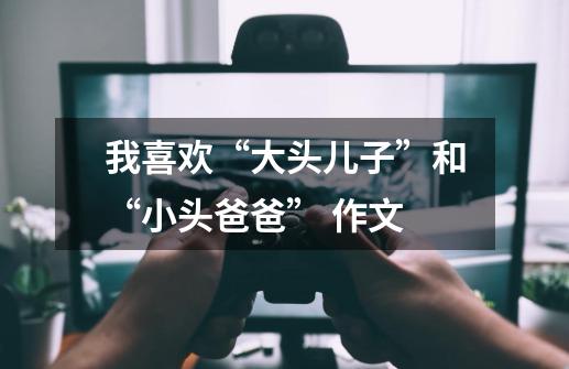 我喜欢“大头儿子”和“小头爸爸” 作文-第1张-游戏信息-龙启网