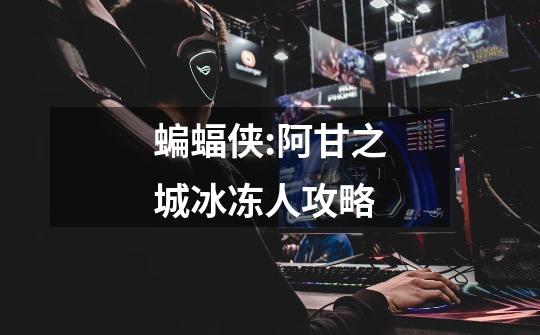蝙蝠侠:阿甘之城冰冻人攻略-第1张-游戏信息-龙启网