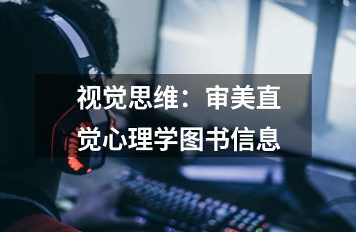 视觉思维:审美直觉心理学图书信息-第1张-游戏信息-龙启网