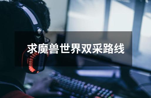 求魔兽世界双采路线-第1张-游戏信息-龙启网