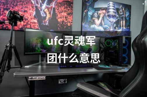 ufc灵魂军团什么意思-第1张-游戏信息-龙启网