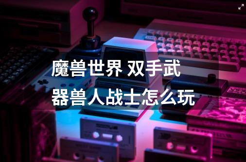 魔兽世界 双手武器兽人战士怎么玩-第1张-游戏信息-龙启网