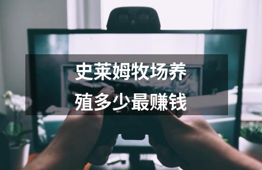 史莱姆牧场养殖多少最赚钱-第1张-游戏信息-龙启网