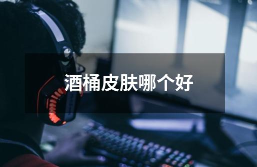 酒桶皮肤哪个好-第1张-游戏信息-龙启网