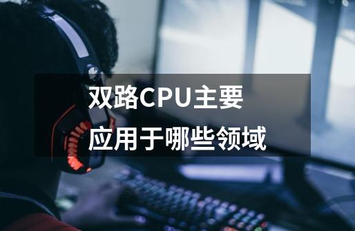 双路CPU主要应用于哪些领域-第1张-游戏信息-龙启网