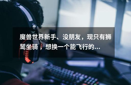 魔兽世界新手、没朋友,现只有狮鹫坐骑 ,想换一个能飞行的坐骑,需要怎么才能得到呢-第1张-游戏信息-龙启网