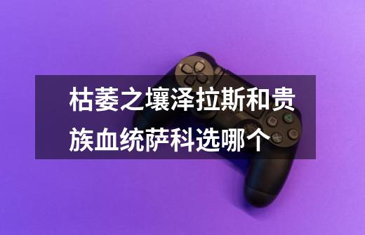 枯萎之壤泽拉斯和贵族血统萨科选哪个-第1张-游戏信息-龙启网