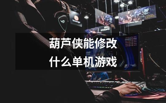 葫芦侠能修改什么单机游戏-第1张-游戏信息-龙启网