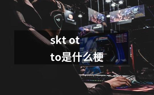 skt otto是什么梗-第1张-游戏信息-龙启网