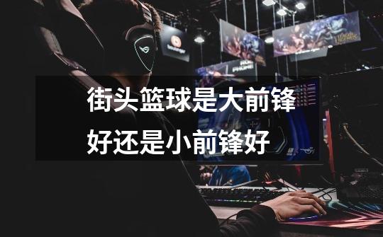 街头篮球是大前锋好还是小前锋好-第1张-游戏信息-龙启网
