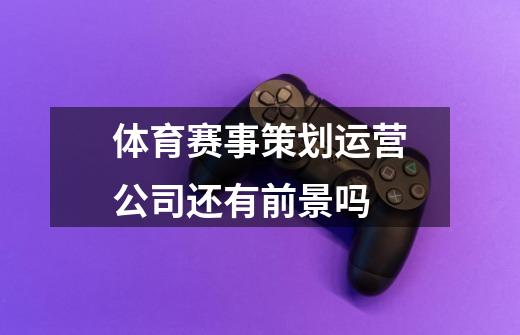 体育赛事策划运营公司还有前景吗-第1张-游戏信息-龙启网