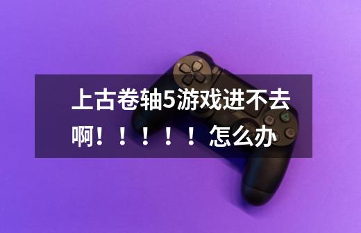 上古卷轴5游戏进不去啊！！！！！怎么办-第1张-游戏信息-龙启网