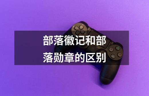 部落徽记和部落勋章的区别-第1张-游戏信息-龙启网