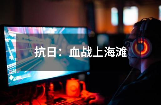 抗日:血战上海滩-第1张-游戏信息-龙启网