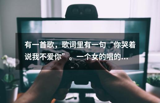 有一首歌,歌词里有一句“你哭着说我不爱你”。一个女的唱的。 貌似是网络歌曲。就是不知道歌名啊。-第1张-游戏信息-龙启网