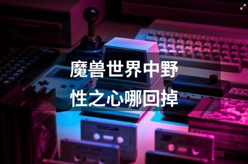魔兽世界中野性之心哪回掉-第1张-游戏信息-龙启网