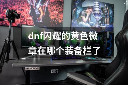 dnf闪耀的黄色微章在哪个装备栏了-第1张-游戏信息-龙启网