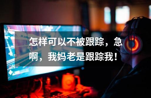 怎样可以不被跟踪,急啊,我妈老是跟踪我!-第1张-游戏信息-龙启网