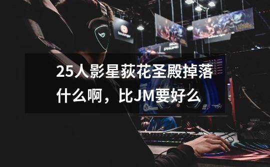 25人影星荻花圣殿掉落什么啊,比JM要好么-第1张-游戏信息-龙启网