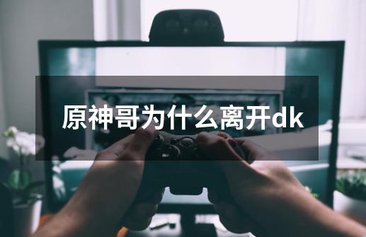 原神哥为什么离开dk-第1张-游戏信息-龙启网