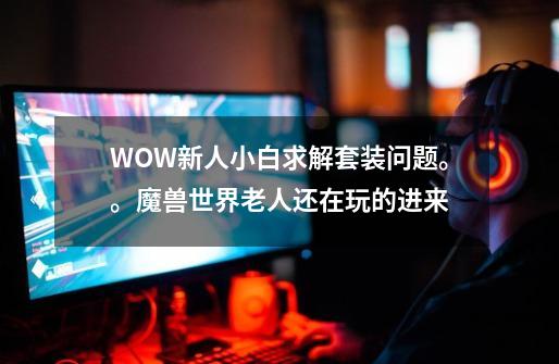 WOW新人小白求解套装问题。。魔兽世界老人还在玩的进来-第1张-游戏信息-龙启网