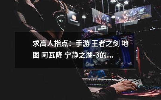 求高人指点:手游 王者之剑 地图 阿瓦隆 宁静之湖-3的3星怎么过啊-第1张-游戏信息-龙启网