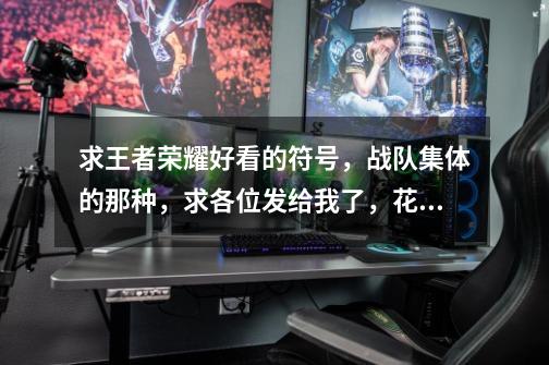 求王者荣耀好看的符号,战队集体的那种,求各位发给我了,花瓣的更好-第1张-游戏信息-龙启网