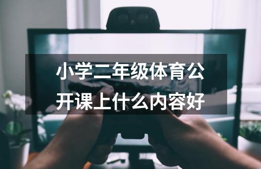 小学二年级体育公开课上什么内容好-第1张-游戏信息-龙启网