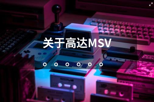 关于高达MSV。。。。。。-第1张-游戏信息-龙启网