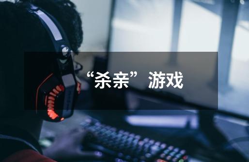 “杀亲”游戏-第1张-游戏信息-龙启网