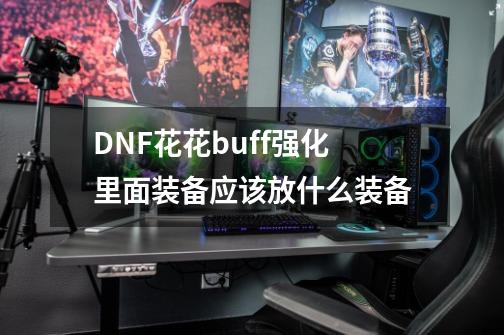 DNF花花buff强化里面装备应该放什么装备-第1张-游戏信息-龙启网