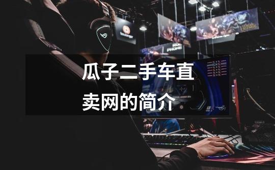 瓜子二手车直卖网的简介-第1张-游戏信息-龙启网