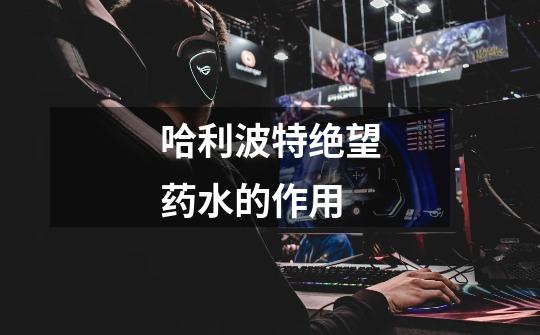 哈利波特绝望药水的作用-第1张-游戏信息-龙启网