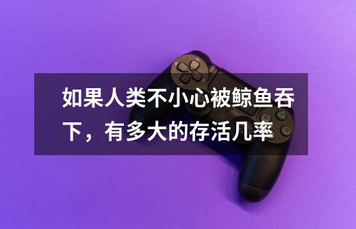 如果人类不小心被鲸鱼吞下,有多大的存活几率-第1张-游戏信息-龙启网