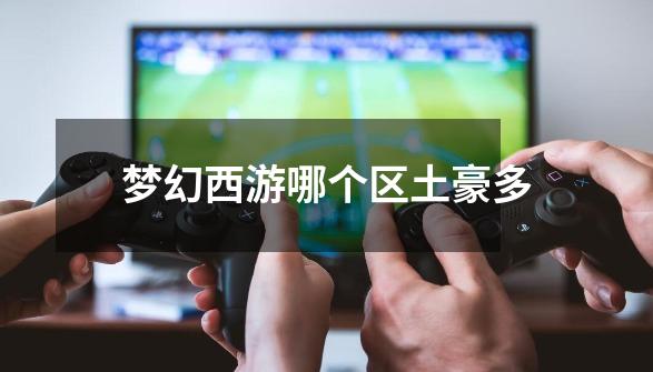 梦幻西游哪个区土豪多-第1张-游戏信息-龙启网