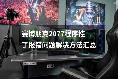 赛博朋克2077程序挂了报错问题解决方法汇总-第1张-游戏信息-龙启网