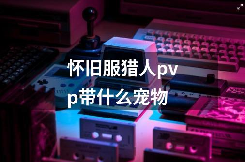 怀旧服猎人pvp带什么宠物-第1张-游戏信息-龙启网